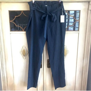 NWT ECRU Cropped Nevis Dress Pants In Indigo | Sz 2